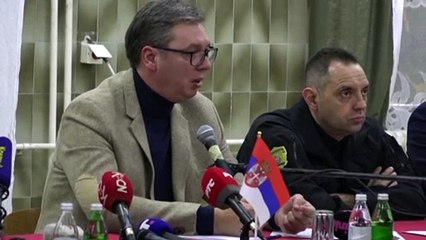 Konflikt von Mitrovica: Vučić versichert Landsleuten Unterstützung