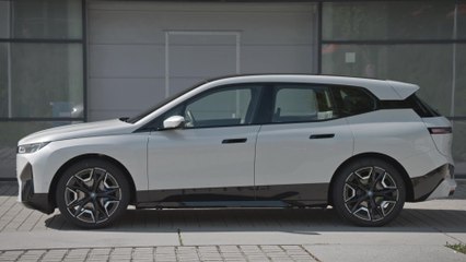 The first-ever BMW iX Exterior Design in White