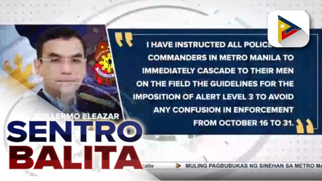 PNP: Minimum health protocols, mananatiling mahigpit sa ilalim ng Alert level 3 sa NCR