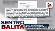 Panukalang batas na nagbabawal sa candidate substitution, inihain sa Kamara