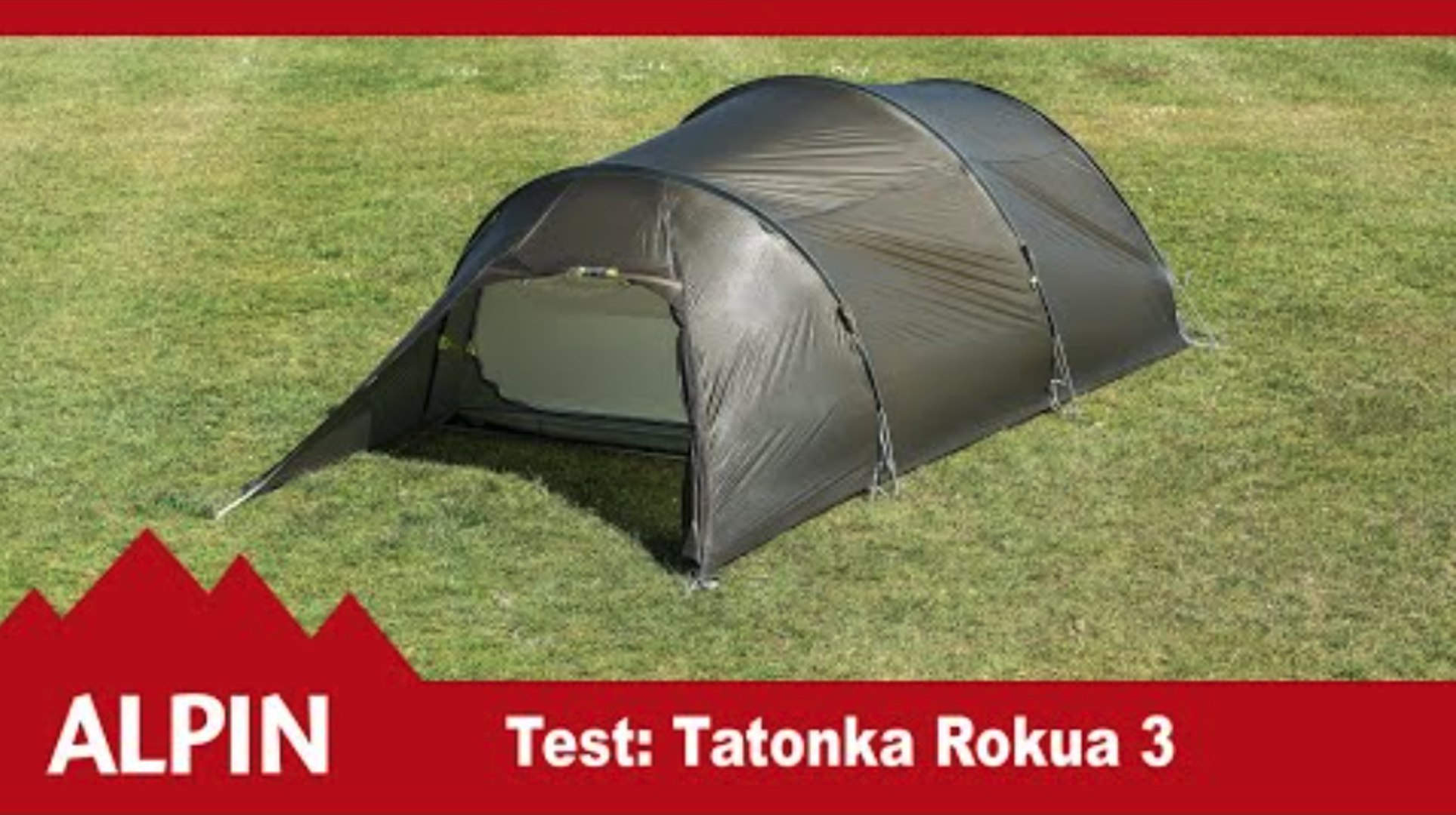 Test 2021: Tatonka Rokua 3 - Zelt | ALPIN - Das Bergmagazin - video  Dailymotion