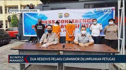 Dua Residivis Pelaku Curanmor Ditangkap Petugas