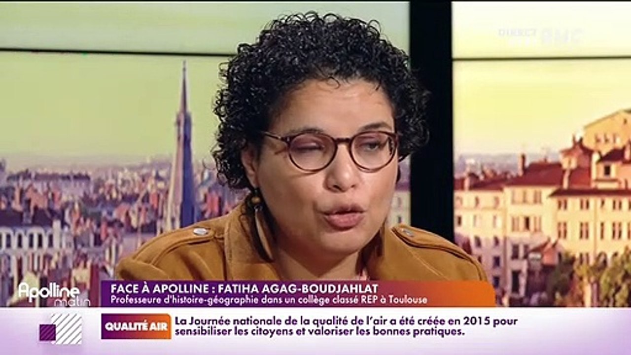 Face à Apolline : Fatiha Agag-Boudjahlat - 14/10
