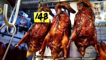 Street Food || Amazing YUMMY Roasted Pork Belly Roasted Ducks Asian Food.
