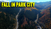 'Majestic drone footage taken in Park City, Utah showcases the beautiful Fall colors'