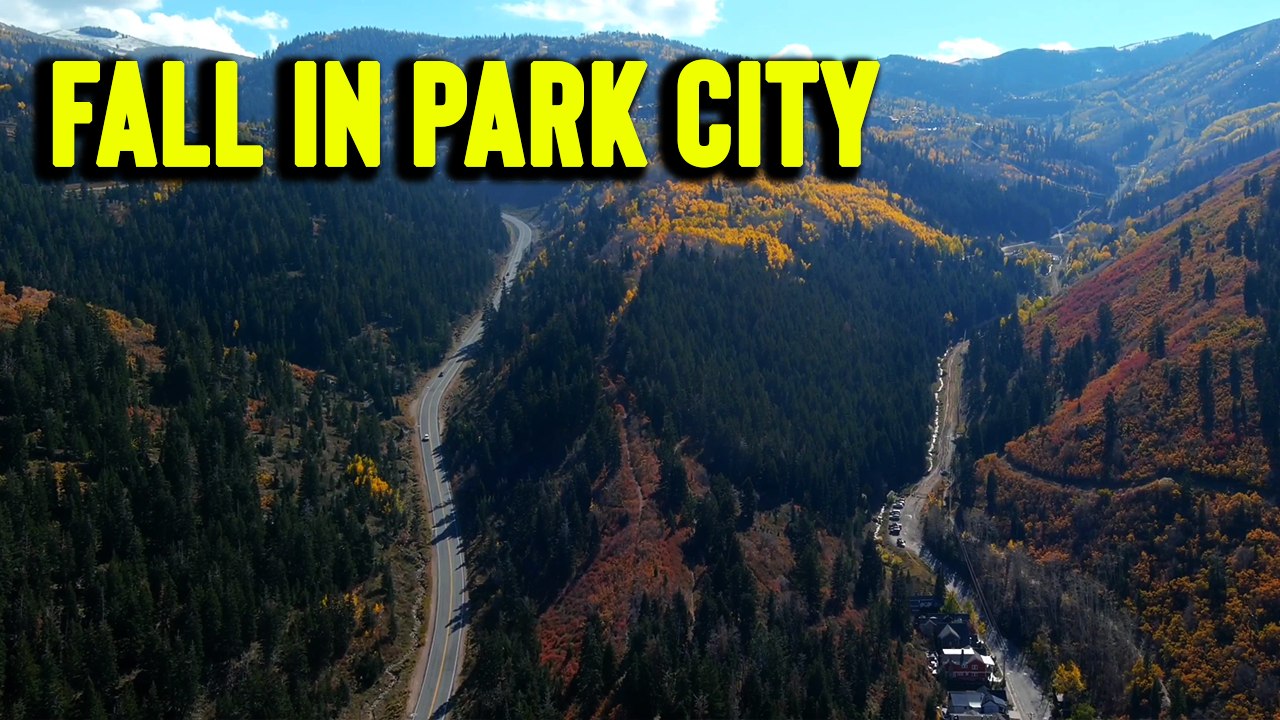 'Majestic drone footage taken in Park City, Utah showcases the beautiful Fall colors'