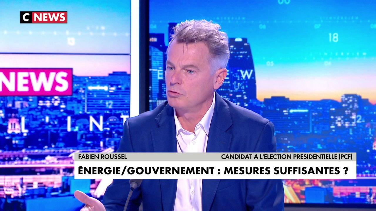 Fabien Roussel : «Il faut baisser les factures de gaz et d'électricité tout de suite»