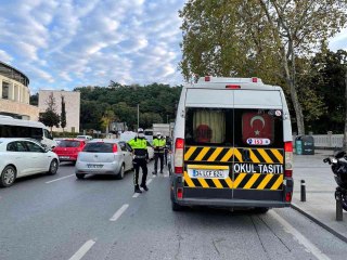 İstanbul'da okul servislerine yönelik denetim