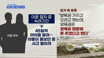 [MBN 프레스룸] 아들 집에서 일어난 비극