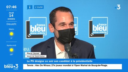 Pierre Jouvet, maire de Saint-Vallier, porte-parole national du PS