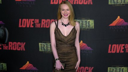 Rachelle Henry attends the "Love on the Rock" Red Carpet Premiere in Los Angeles