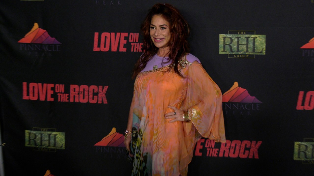 Claudia Wells attends the "Love on the Rock" Red Carpet Premiere in Los Angeles