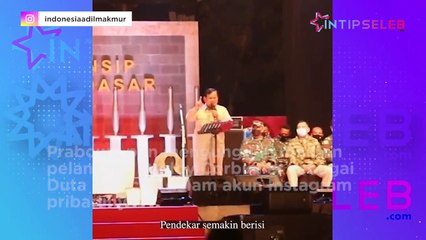 Momen Deddy Corbuzier Dilantik Prabowo Jadi Duta Komcad