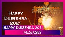 Dussehra 2021 Messages: Celebrate Vijayadashami With WhatsApp Greetings, Wishes, Quotes and Images