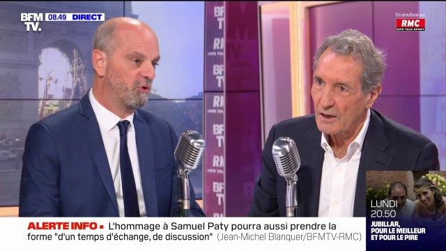 Jean-Michel Blanquer: C'est un sujet sur lequel nous avons pas été inertes et nous le serons pas