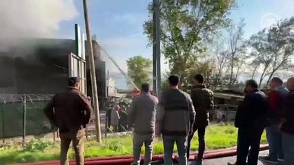 Avcılar'da geri dönüşüm tesisinde yangın