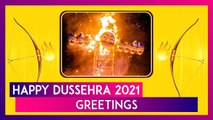 Dussehra 2021 Greetings: WhatsApp Messages, Pics & Wishes To Celebrate Vijayadashami With Loved Ones