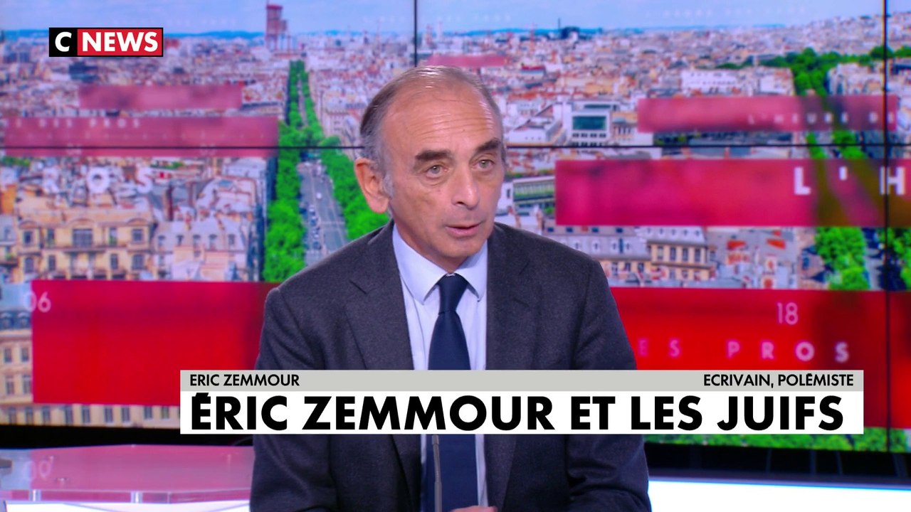 Eric Zemmour : «Bernard-Henri Lévy m'assigne à résidence ethnique et religieuse»