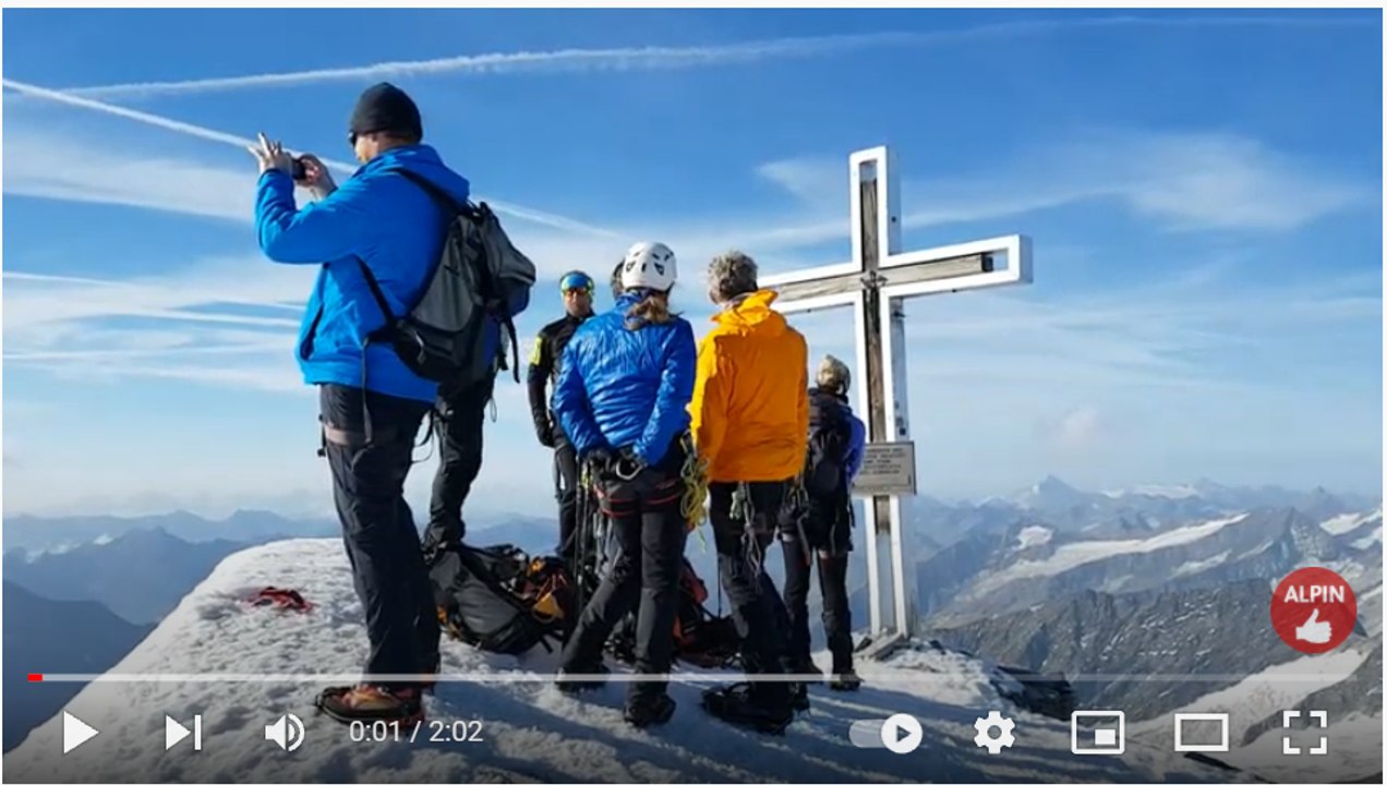 Auf dem Gipfel des Großvenediger (3.657 m) | ALPIN - Das Bergmagazin