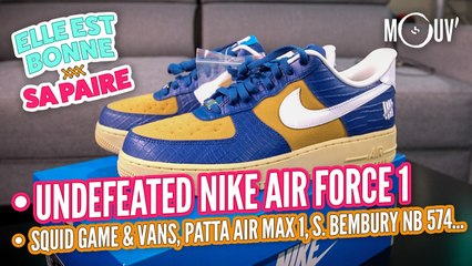 Déballe : Undefeated Nike AIr Force 1, "Squid Game" & Vans, Patta Air Max 1, S. Bembury x NB...