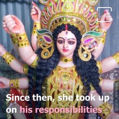 Despite Struggles, Jharkhand’s Madhvi Pal Runs Late Husband’s Idol Making Business