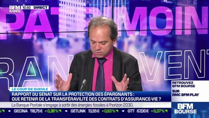 Le coup de gueule de Filliatre : Rapport du Sénat sur la protection des épargnants, que retenir de la transférabilité des contrats d'assurance-vie ? - 14/10
