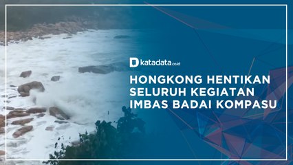 Hongkong Hentikan Seluruh Kegiatan Imbas Badai  Kompasu | Katadata Indonesia