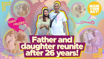 Father and daughter reunite after 26 years! | Make Your Day