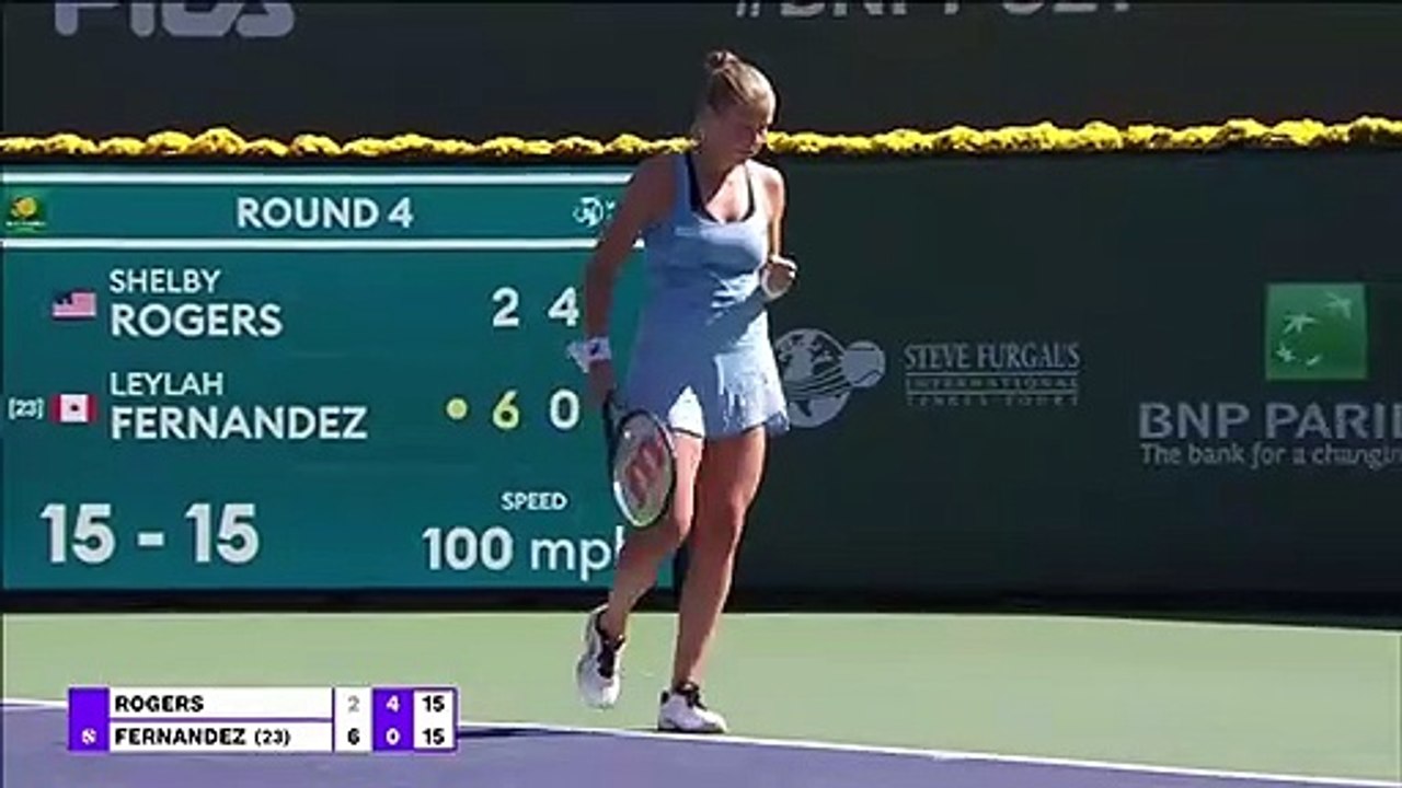 Indian Wells - Rogers gagne le combat face à Fernandez