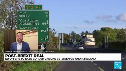 EU proposes easing controls on British trade to Northern Ireland