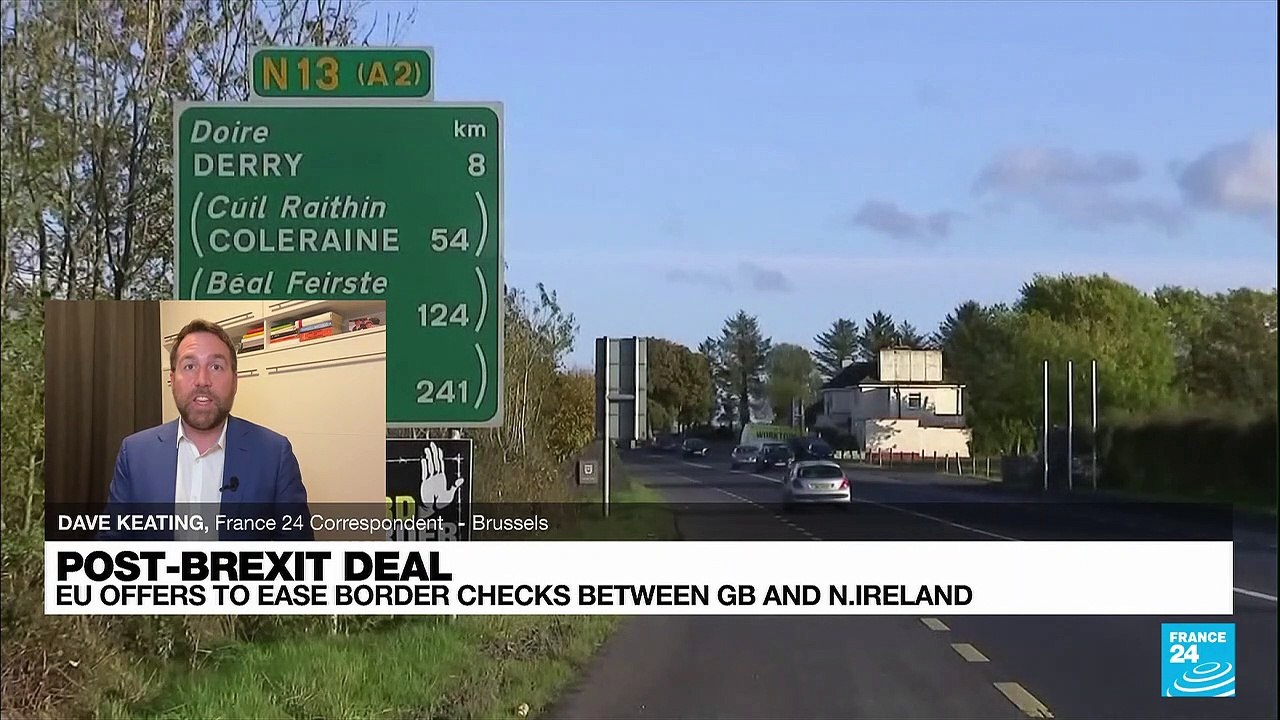 EU proposes easing controls on British trade to Northern Ireland