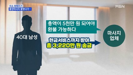 MBN 뉴스파이터-'15만 원 출장 마사지' 받으려다 3,220만 원 뜯긴 남성