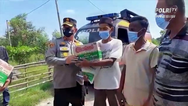Kapolres Batu Bara Berikan Bansos dan Tali Asih Kepada Masyarakat
