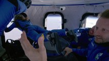 Blue Origin. Vídeo mostra interior da cápsula na chegada ao Espaço