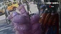 Bolu'da cadde ortasında silahlı çatışma anbean kamerada
