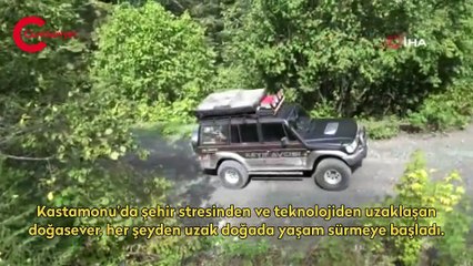 Teknoloji ve şehir hayatının stresinden kaçtı, huzuru doğada buldu