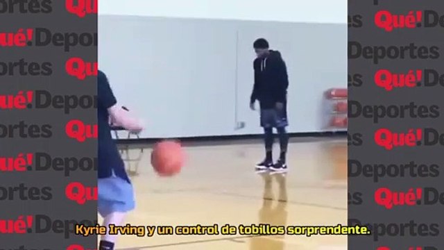 Kyrie Irving y un control de tobillos sorprendente