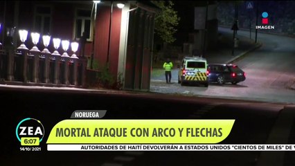 Hombre armado con arco y flechas mata a cinco personas en Noruega