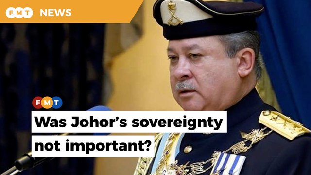 What was the “real reason” for dropping Pulau Batu Puteh case review, asks Johor Sultan
