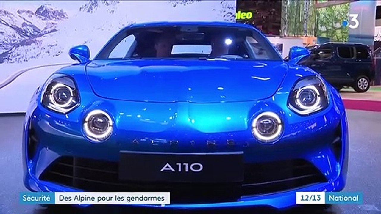 La gendarmerie va rouler en Alpine A110, un véhicule adapté pour ses missions