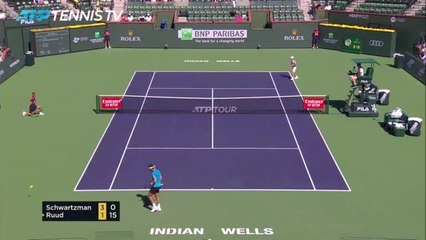 Schwartzman shocks Ruud to advance