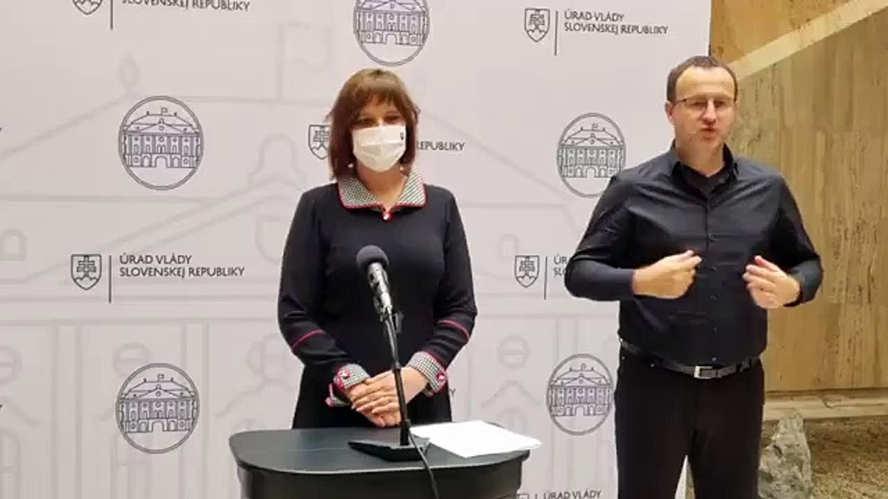 ZÁZNAM: Brífing podpredsedníčky Vlády SR V. Remišovej