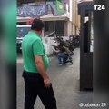 Beyrut'ta bir kişi yaşanan çatışmayı böyle izledi