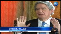 Guillermo Lasso se refirió a temas de interes nacional