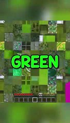 Minecraft, But You Can't Touch The Color Green...