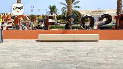 قاعة الجونة المحترقة رجعت «آخر أبهة» تشطيبات أخيرة قبل ساعات من حفل الافتتاح