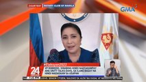 VP Robredo, sinabing hindi nagtagumpay ang unity talks dahil sa ilang bagay na hindi madadaan sa usapan | 24 Oras