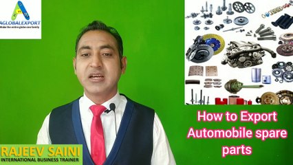How to export automobile spare parts from India