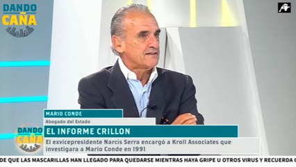 Mario Conde: 'Usaron dinero público para sus intereses espúreos, para atacarme a mí'