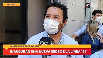 Inauguran una nueva sede de la línea 137